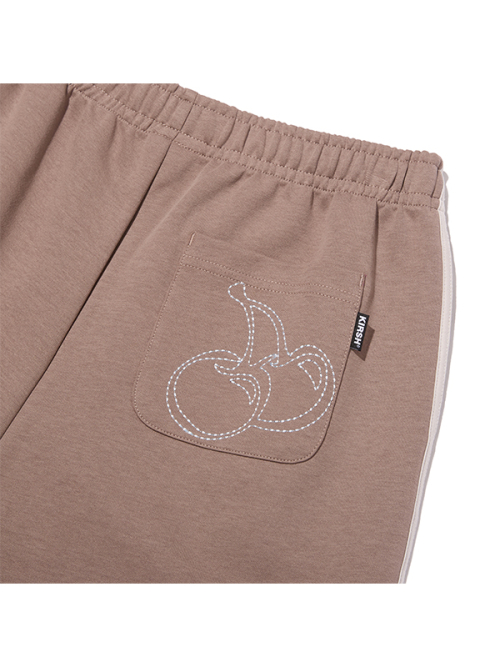 LINE-DETAIL TRACK PANTS [BRA]