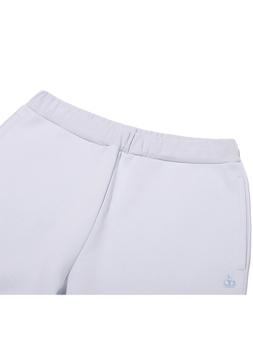 PLAIN SLIM-FIT SWEATPANTS [SKL]