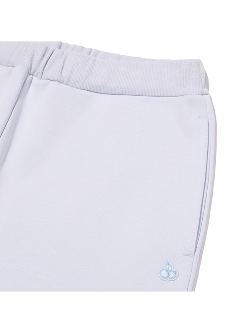 PLAIN SLIM-FIT SWEATPANTS [SKL]