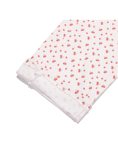 CHERRY GRAPHIC LOOSE-FIT SWEATPANTS [WHA]