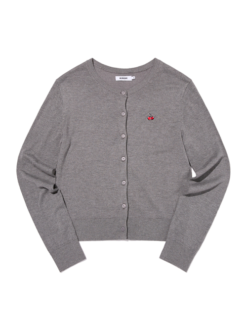 SMALL CHERRY STANDARD-FIT CARDIGAN [GYM]