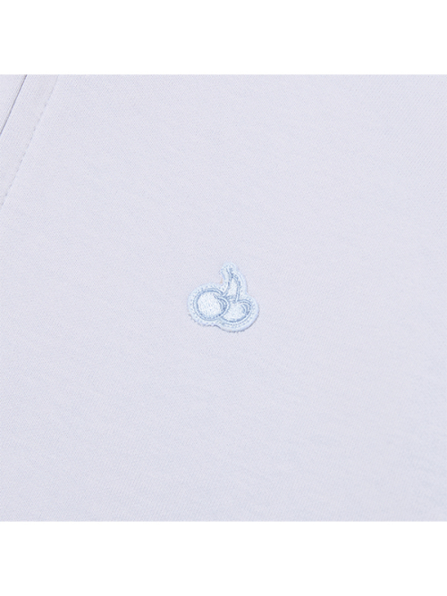 PLAIN SLIM-FIT HOODED ZIP-UP [SKL]