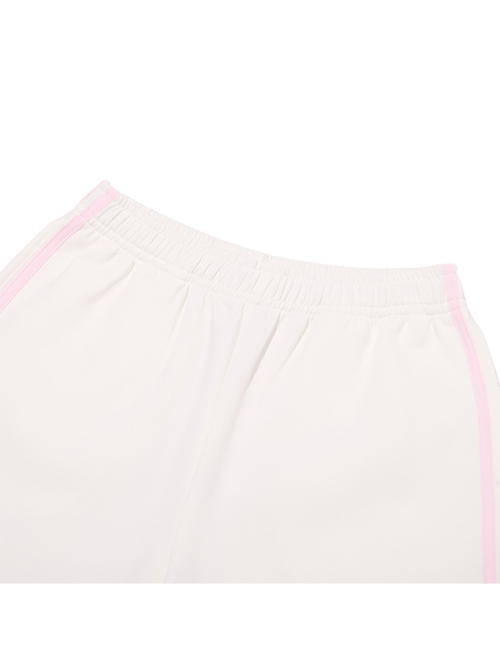 LINE-DETAIL TRACK SHORTS [WHA]