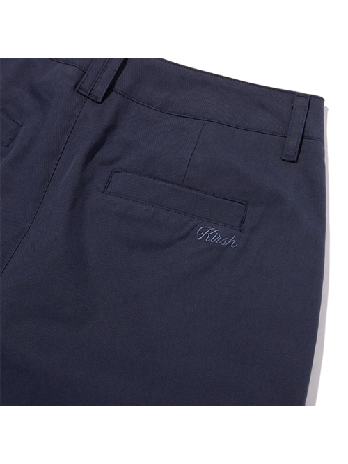 PIN-TUCK TWO-BUTTON BERMUDA SHORTS [NAD]