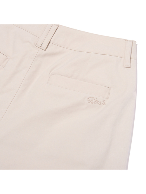 PIN-TUCK TWO-BUTTON BERMUDA SHORTS [BEL]