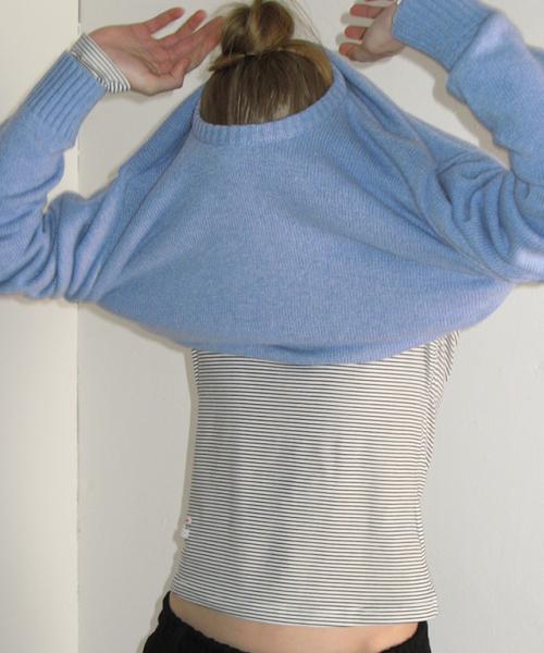 DAILY SOFT ROUND KNIT BLUE