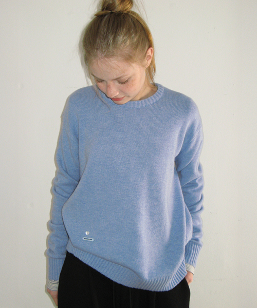 DAILY SOFT ROUND KNIT BLUE