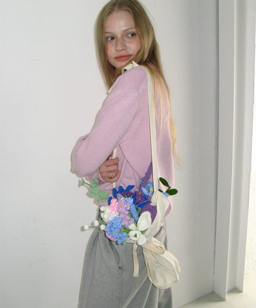 DAILY SOFT V NECK KNIT PINK