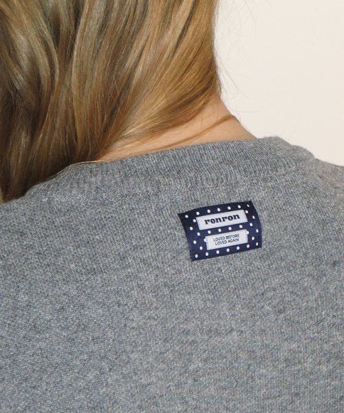MELODY HOUSE KNIT PULLOVER GREY