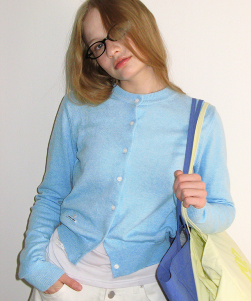 SOFT DAYS KNIT CARDIGAN SKY
