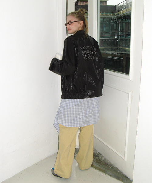 SOFT PIGMENT WIDE DENIM PANTS YELLOW
