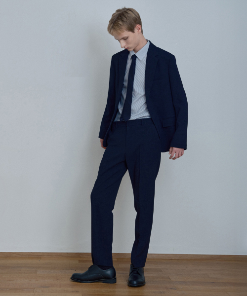 [SET]Tissue Deformation Regular Fit Jacket Set Up