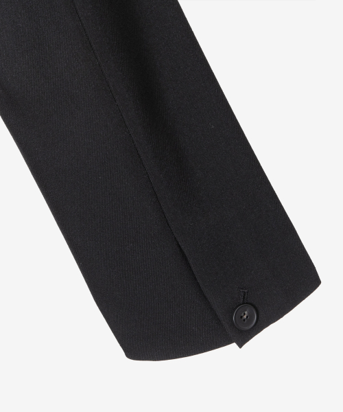 [COUTURE]Oversized-fit twill minimal jacket