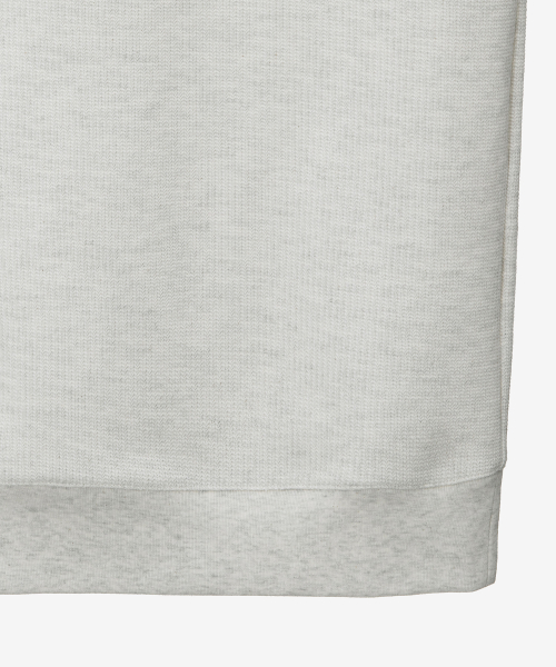Twill Collar Oversized Fit Sweatshirt