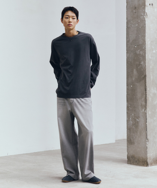 100% cotton, pigmentation oversized fit T-shirt