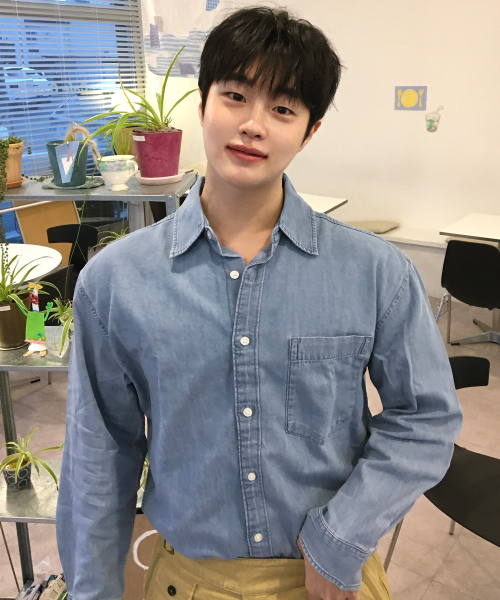 데님 오버핏 데일리 셔츠 - 3color