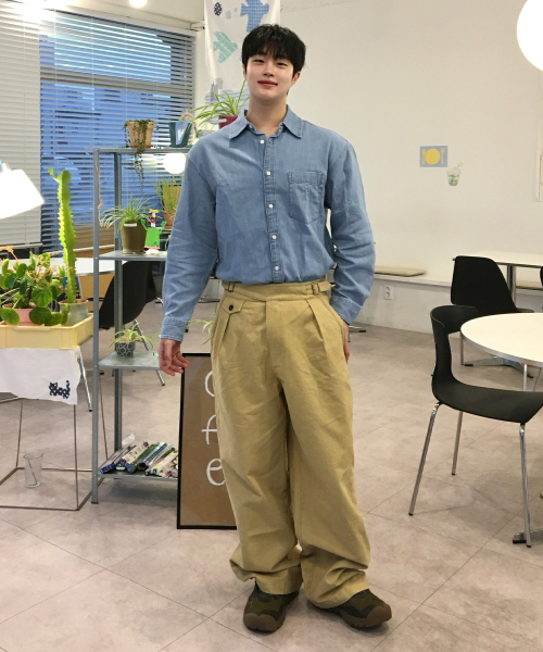 데님 오버핏 데일리 셔츠 - 3color