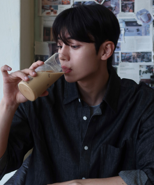 데님 오버핏 데일리 셔츠 - 3color