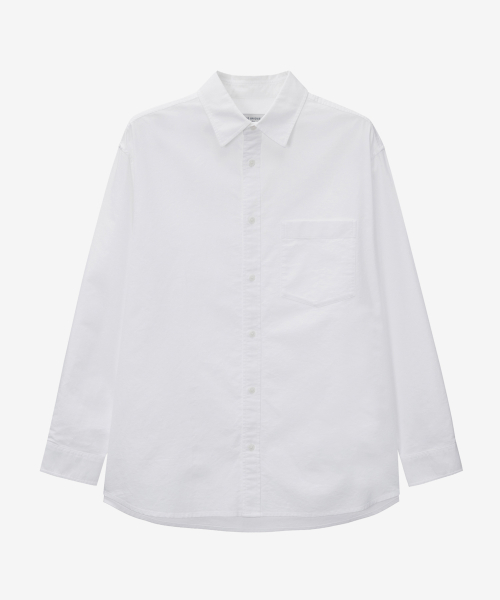 Cotton 100% Oxford Oversized Fit Shirt - 2color