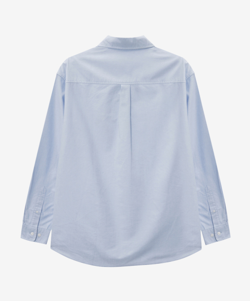 Cotton 100% Oxford Oversized Fit Shirt - 2color