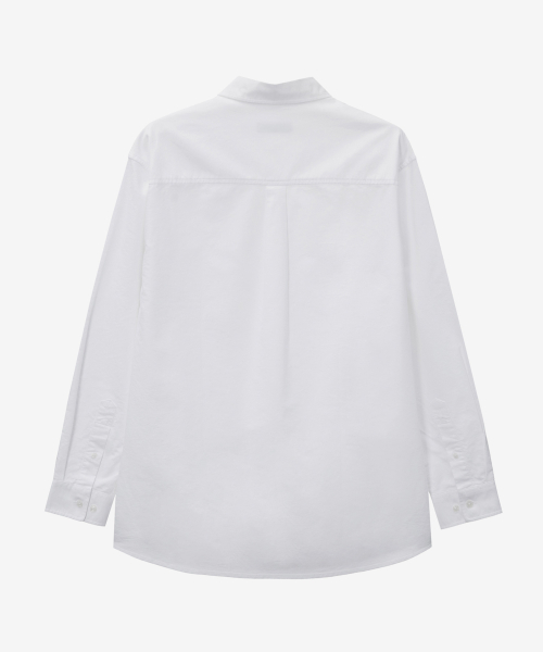 Cotton 100% Oxford Oversized Fit Shirt - 2color