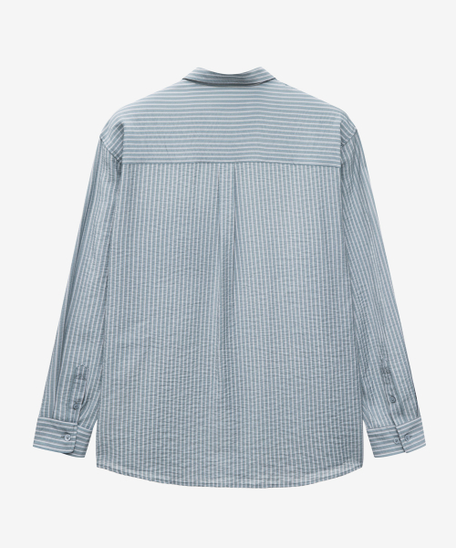 [COUTURE]Stripe Overfit Daily Shirt - 2color