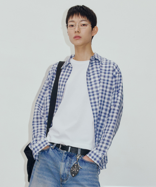 Checkered Overfit Shirt - 2color