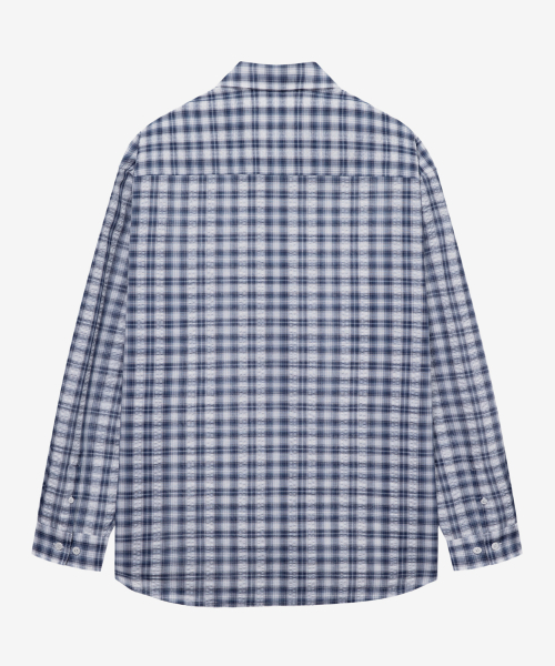Checkered Overfit Shirt - 2color