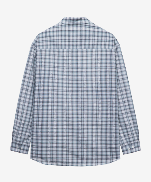 Checkered Overfit Shirt - 2color