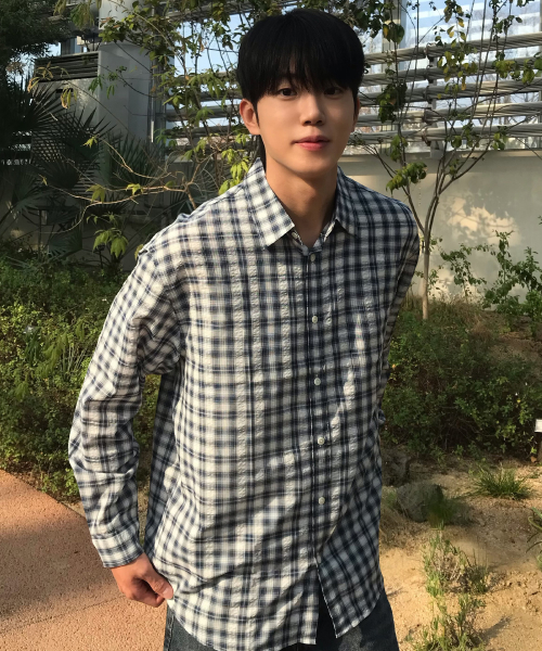 Checkered Overfit Shirt - 2color