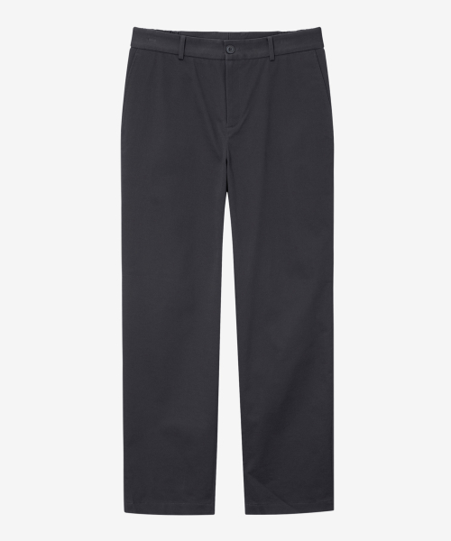 straight chino banding pants - 2color