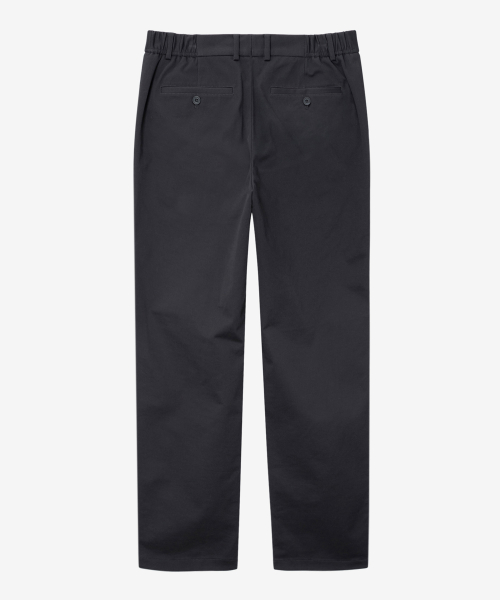 straight chino banding pants - 2color