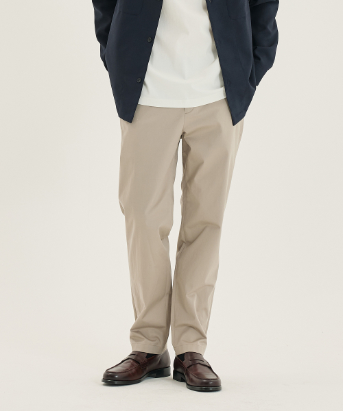 Tapered chino banding pants - 2color