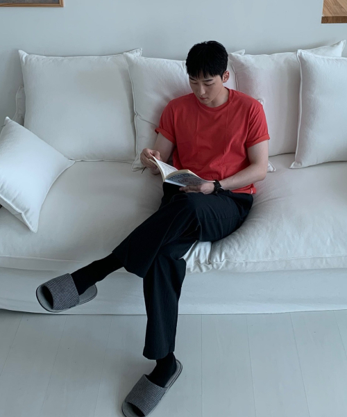 [COUTURE]semi-wide ad just pants츠
