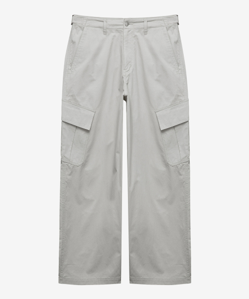 Adjust Wide Cargo Pants - 2color