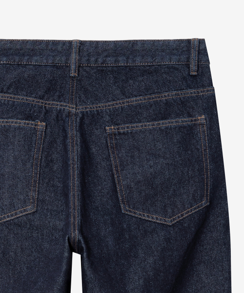 Wide Raw denim pants_IN
