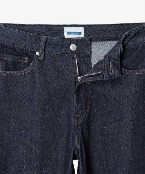 Wide Raw denim pants_IN