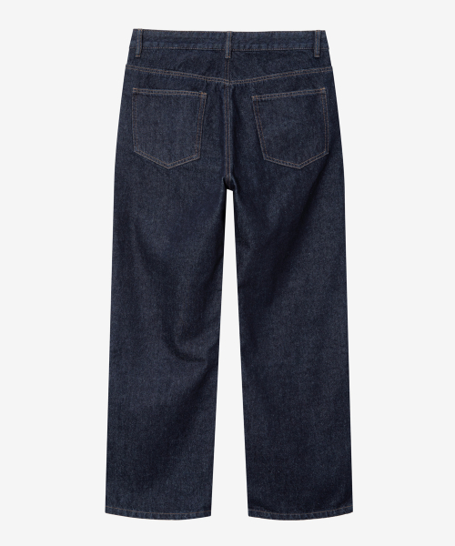 Wide Raw denim pants_IN