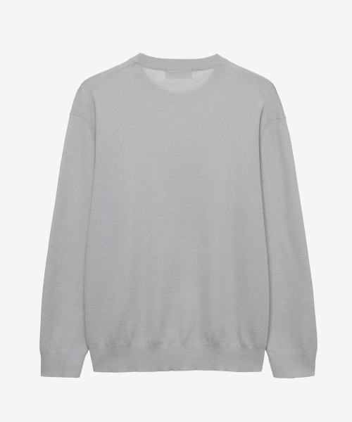 Washable Linen Like Semi-Oversized Fit Knitwear