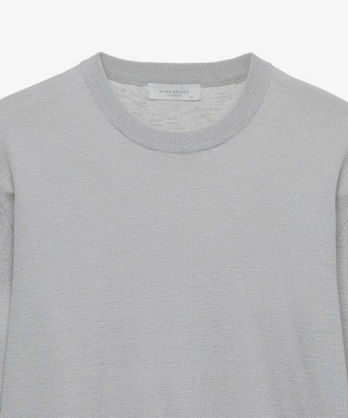 Washable Linen Like Semi-Oversized Fit Knitwear