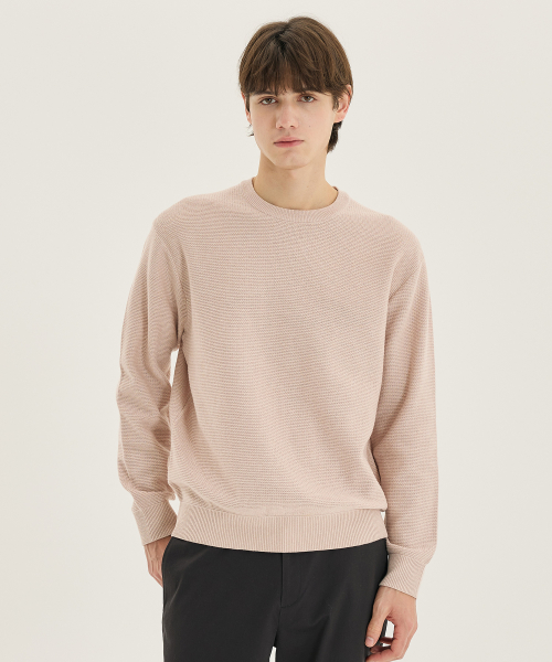 Washable Tissue Semi-Oversized Fit Knitwear - 5color