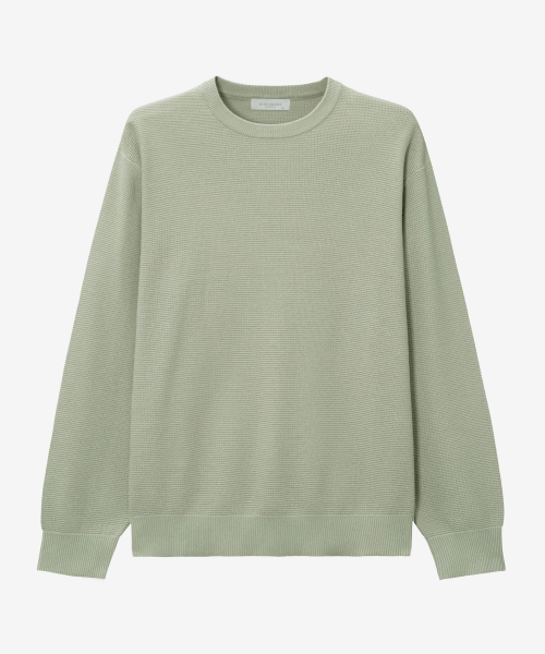 Washable Tissue Semi-Oversized Fit Knitwear - 5color