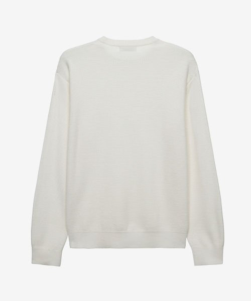 Washable Tissue Semi-Oversized Fit Knitwear - 5color