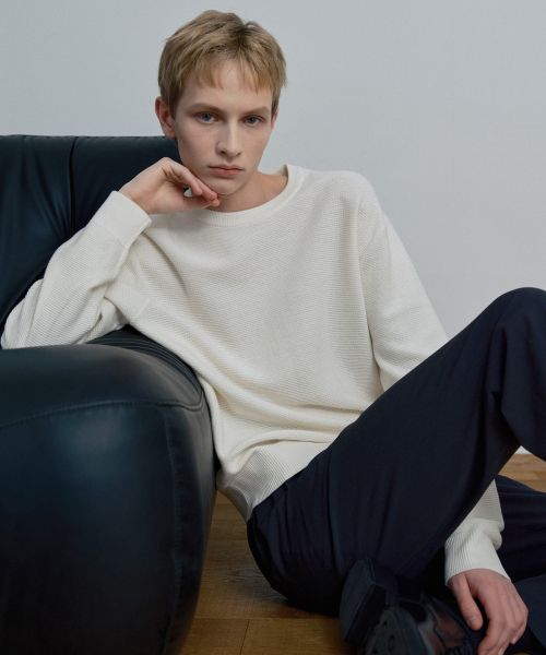 [2PACK]Washable Tissue Semi-Oversized Fit Knitwear - 5color