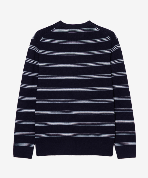 [ON]Knitwear Henley neck semi-overfit Daily Knitwear - 4color
