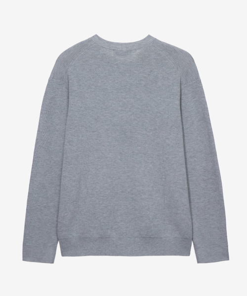[ON]Knitwear Henley neck semi-overfit Daily Knitwear - 4color