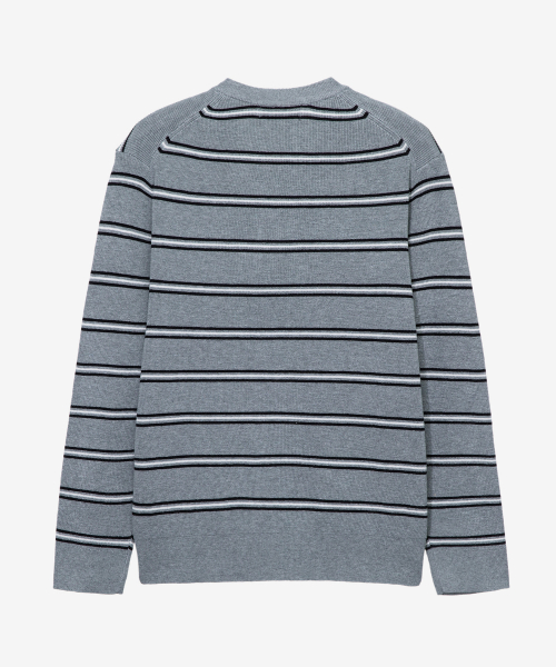 [ON]Knitwear Henley neck semi-overfit Daily Knitwear - 4color