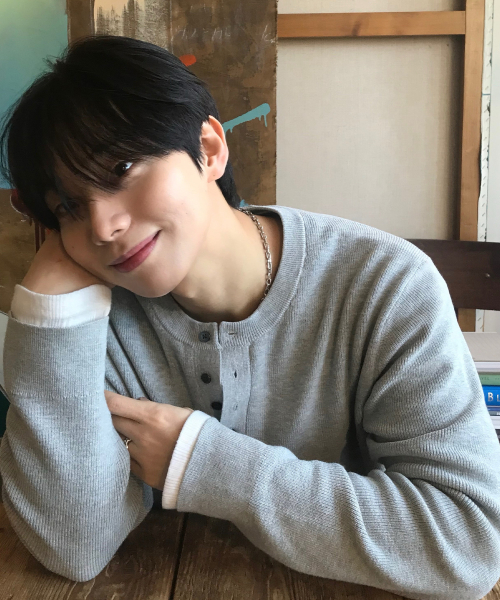[ON]Knitwear Henley neck semi-overfit Daily Knitwear - 4color