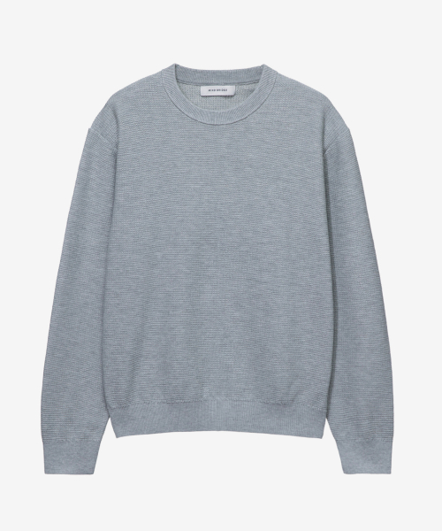 [ON]Crop Round Neck Oversized Fit Daily Knitwear - 3color