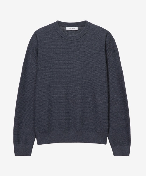 [ON]Crop Round Neck Oversized Fit Daily Knitwear - 3color